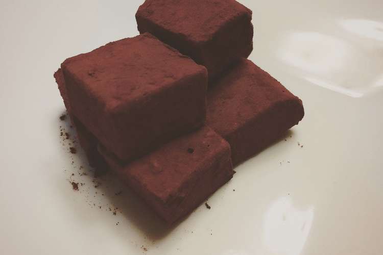 超簡単 コーヒーフレッシュで生チョコ レシピ 作り方 By クック2l4by6 クックパッド 簡単おいしいみんなのレシピが376万品