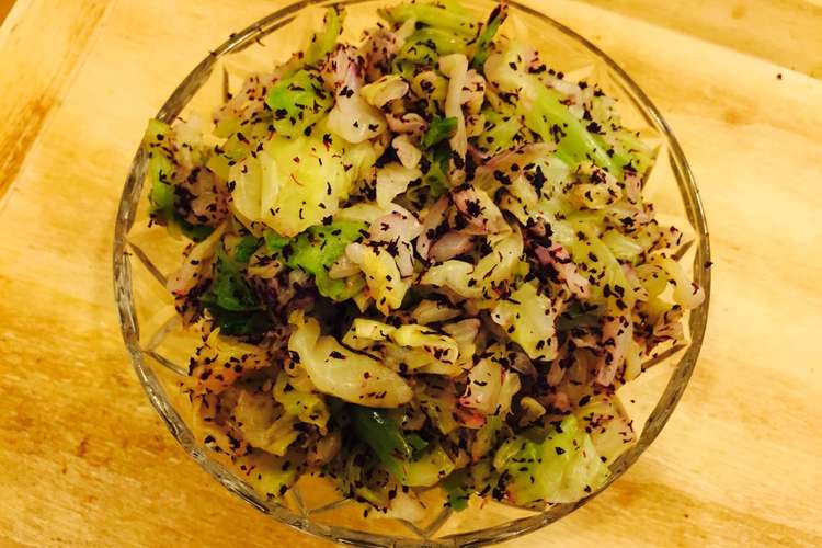 作り置き キャベツのゆかり和え レシピ 作り方 By Hanayan クックパッド 簡単おいしいみんなのレシピが352万品