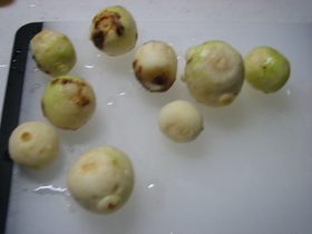 簡単に!里芋の皮むき