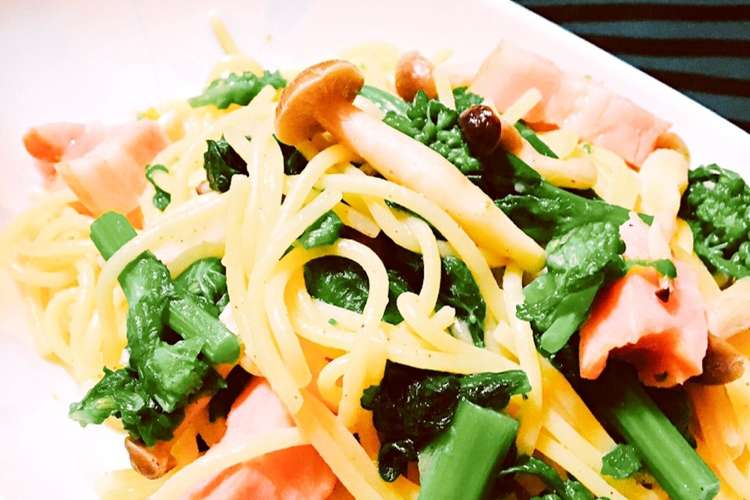 菜の花とベーコンの和風パスタ レシピ 作り方 By クック やーっ クックパッド 簡単おいしいみんなのレシピが373万品