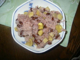 激ウマ!栗と小豆のおこわ