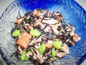 ひじきと枝豆のサラダ