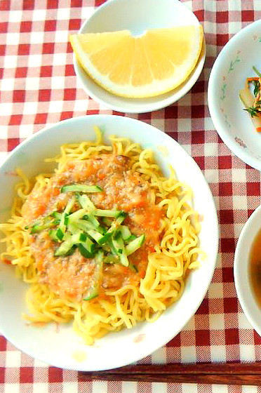 給食で人気の「ジャージャー麺」の画像