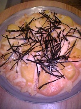 ホクホクポテトの 明太マヨピザ♪