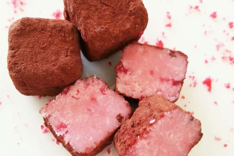 いちご粒々生チョコ バレンタイン レシピ 作り方 By うmi クックパッド