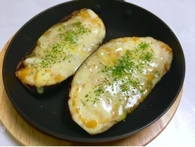 めっちゃ簡単‼︎米ナスのチーズ焼き☆