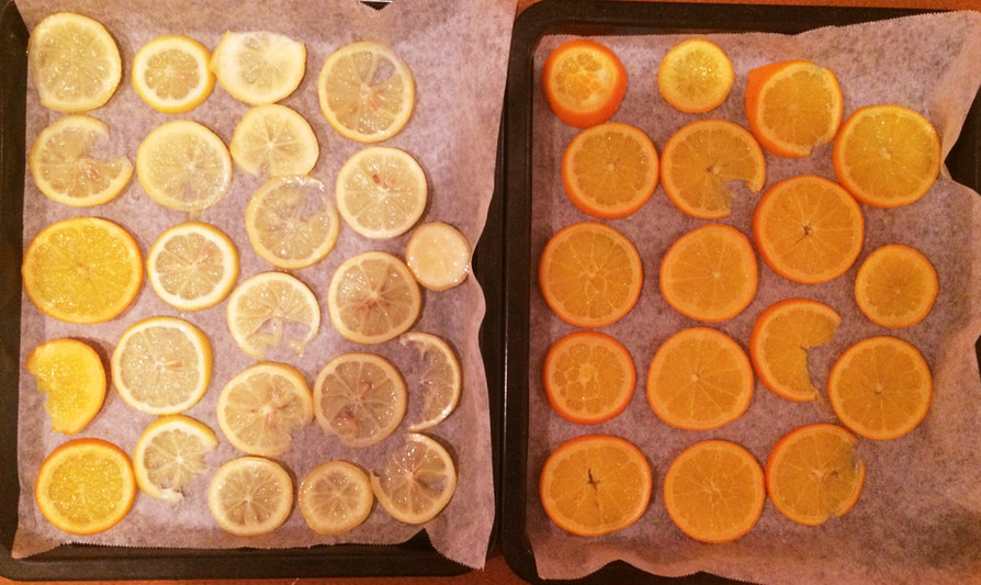 トッピングに！ドライオレンジとレモンの画像