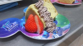 無水鍋☆簡単ふわふわシフォンケーキ