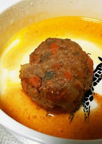 離乳食後期手掴み食べ☆煮込みハンバーグ