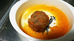 離乳食後期手掴み食べ☆煮込みハンバーグ