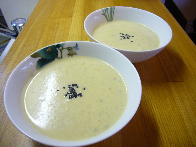 栗ポタ～栗のスープの画像