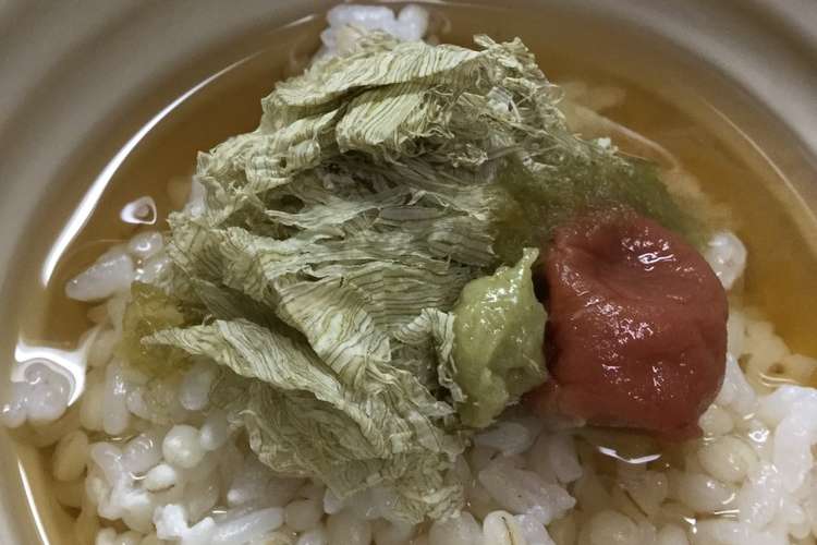 お茶漬け もち麦ごはん レシピ 作り方 By はーとねこ クックパッド 簡単おいしいみんなのレシピが352万品