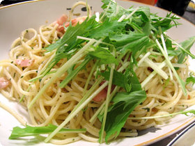 大葉のさっぱりスパゲティ