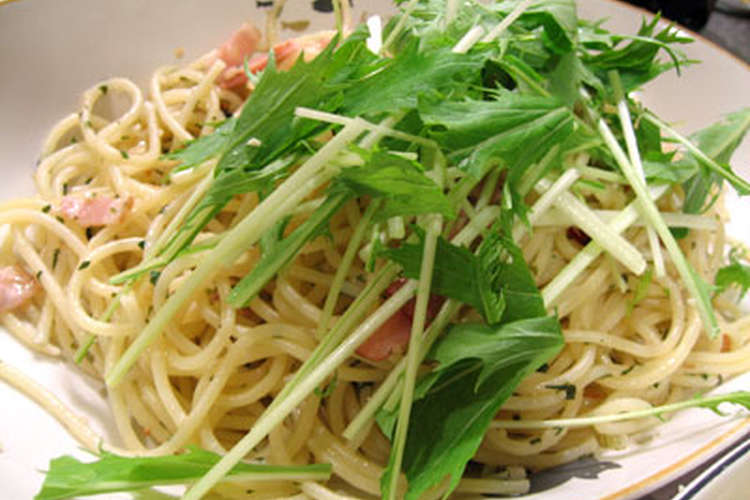 大葉のさっぱりスパゲティ レシピ 作り方 By 木月あやめ クックパッド 簡単おいしいみんなのレシピが352万品