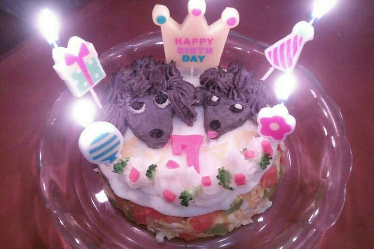 犬用 バースデーケーキ レシピ 作り方 By マダム昆布 クックパッド