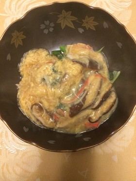 小松菜のカニかまあんかけ
