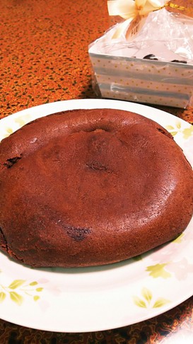 卵なし 炊飯器でガトーショコラ