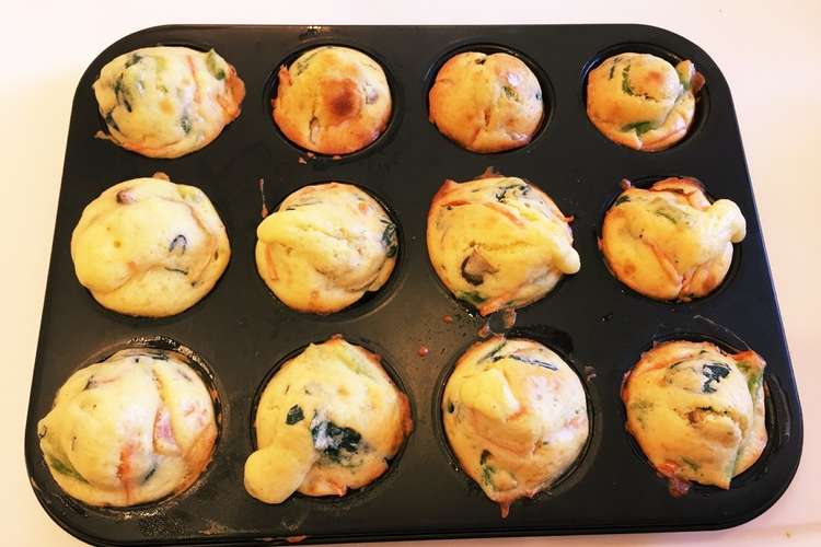 魚焼きグリルで野菜マフィン レシピ 作り方 By カフェの管理栄養士 クックパッド 簡単おいしいみんなのレシピが361万品