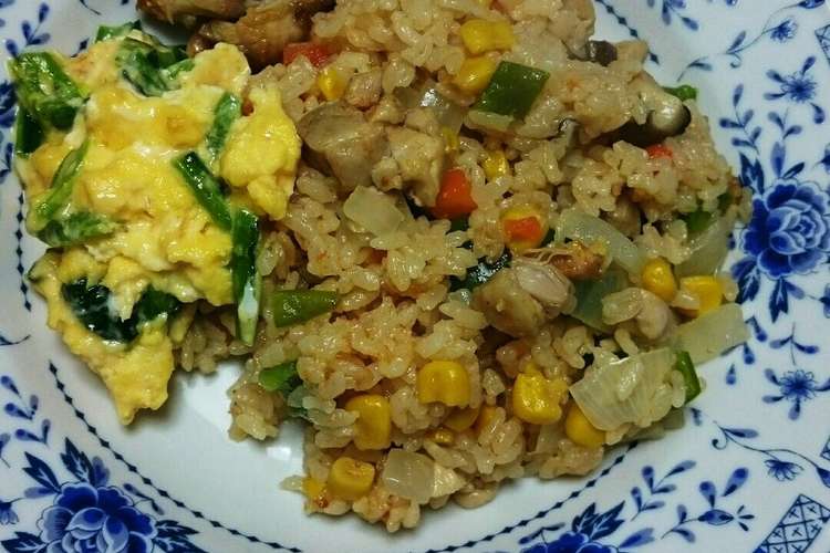 炊飯器でチキンライス オムライスにも レシピ 作り方 By のり子のおかず クックパッド 簡単おいしいみんなのレシピが365万品