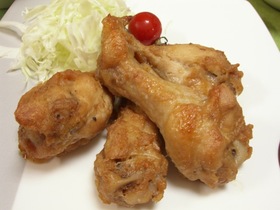圧力鍋で鶏手羽元のやわらかヘルシー唐揚げ