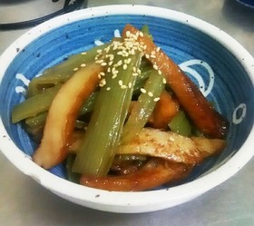 ラワンふきと丸天の炒め煮★
