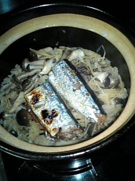 秋の炊き込みご飯