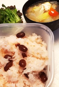 炊飯器で簡単・早い！北海道の甘納豆お赤飯