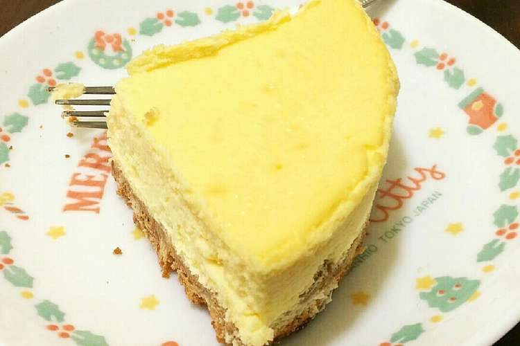 混ぜて焼くだけベイクドチーズケーキ レシピ 作り方 By こま 簡単ひとり飯 クックパッド