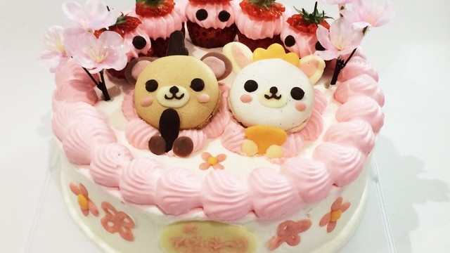 意外と簡単 ひな祭りキャラクターケーキ レシピ 作り方 By 腹ペコ 青虫 クックパッド 簡単おいしいみんなのレシピが375万品
