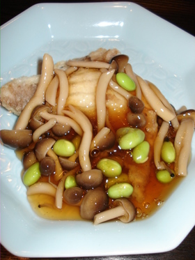 ☆秋☆冷凍シメジで鯛のあんかけ☆