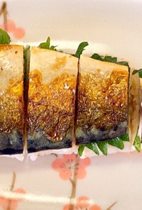 簡単の絶品な居酒屋味の焼き鯖寿司