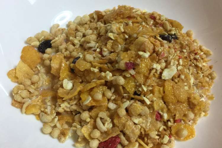 簡単豆乳フルーツグラノーラ レシピ 作り方 By クック49l4h0 クックパッド