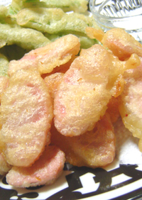 魚肉ソーセージの天ぷら