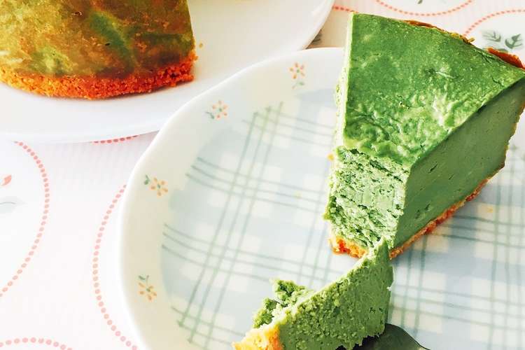 抹茶のベイクドチーズケーキ レシピ 作り方 By ふるあか クックパッド 簡単おいしいみんなのレシピが355万品