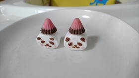 アポロを使って☆マシュマロでパンダ♪②