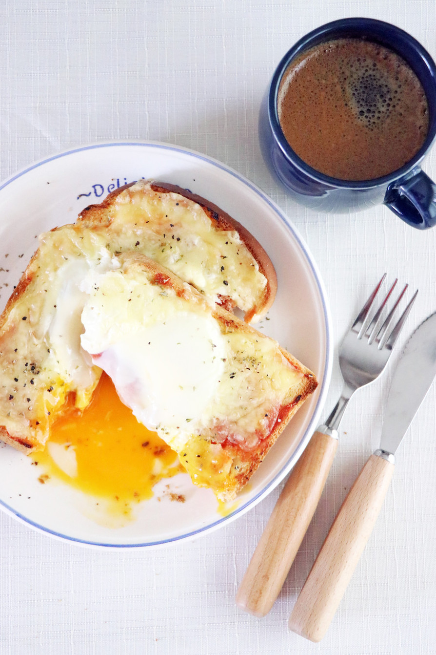 朝食に★エッグチーズトーストの画像