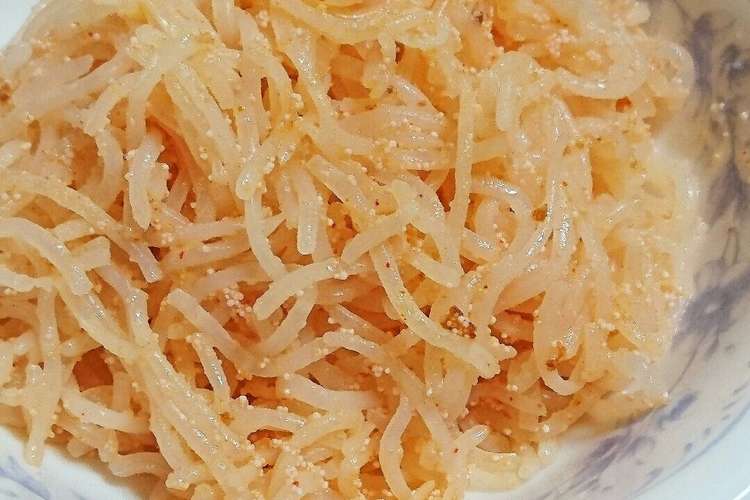 糸こんにゃくの明太子マヨ炒め レシピ 作り方 By くぅ たん クックパッド 簡単おいしいみんなのレシピが355万品