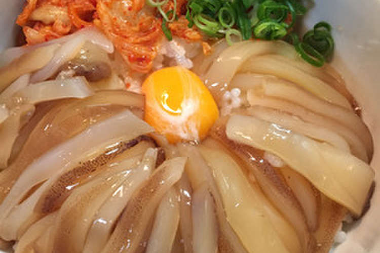 イカの沖漬け 贅沢卵かけごはん レシピ 作り方 By アングラーズ 公式 クックパッド 簡単おいしいみんなのレシピが377万品