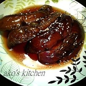 ちょっとヘルシー♡なすの揚げびたし