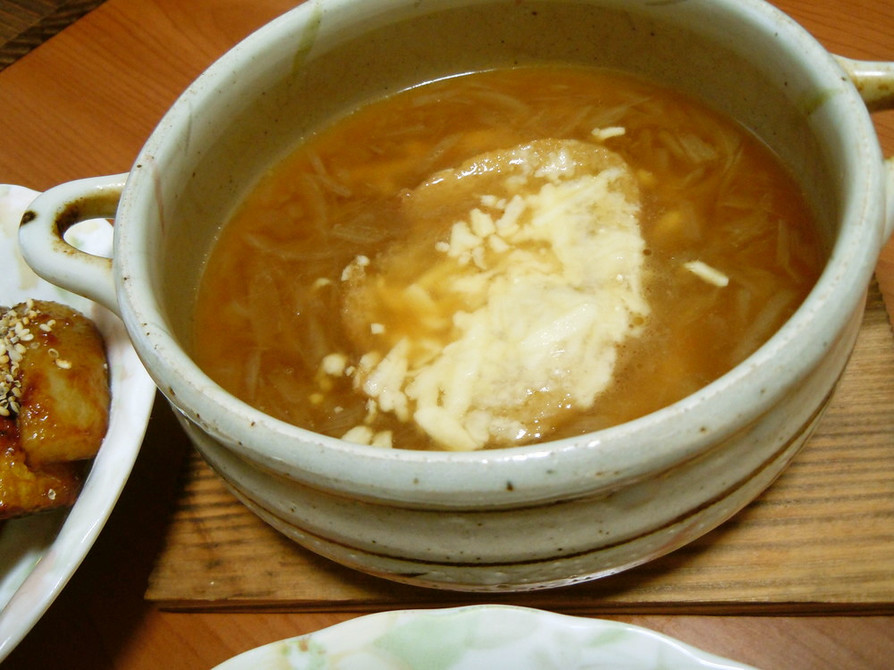 飴色玉ねぎのコツ付 基本のオニオンスープの画像