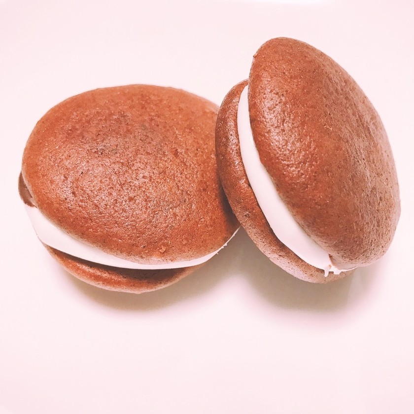 レッドベルベットペパーミントウーピーパイのレシピ