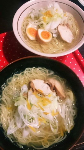 ゆずネギ和風★王将ラーメン