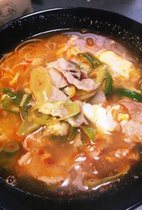 カルビスープ風♪素麺