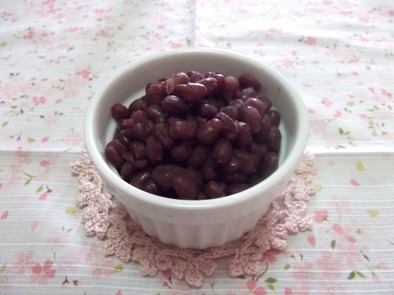 小豆の甘煮の写真