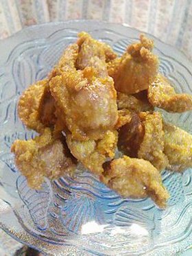 砂肝のカレー揚げ