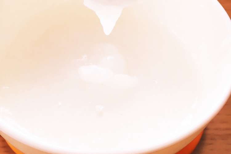 初めての離乳食 簡単ご飯から10倍粥 レシピ 作り方 By 5 Cosho 7 クックパッド 簡単おいしいみんなのレシピが354万品