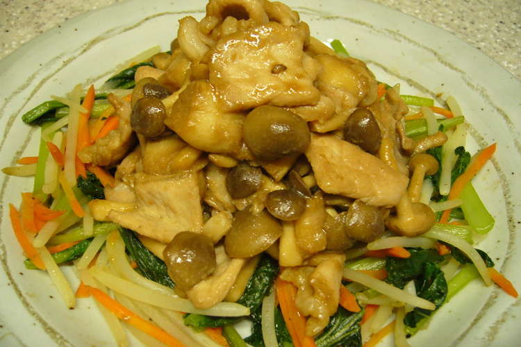 豚肉としめじの緑黄色野菜炒め レシピ・作り方 By えりＺｚｚ 【クックパッド】 簡単おいしいみんなのレシピが363万品