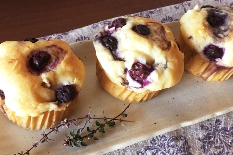 生クリとhmでブルーベリーマフィン レシピ 作り方 By Yuimogu クックパッド 簡単おいしいみんなのレシピが364万品