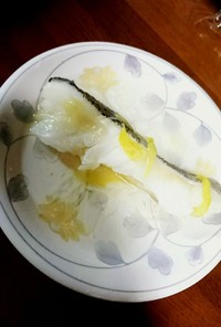簡単♪鱈の煮魚(塩味