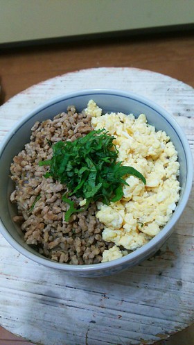 低カロリーなうれしいそぼろ丼